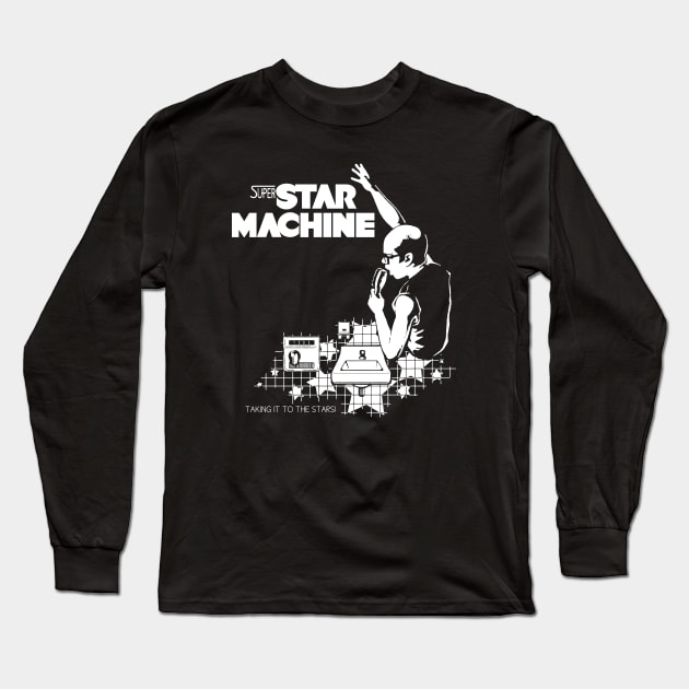 Super Star Machine Long Sleeve T-Shirt by castlepop